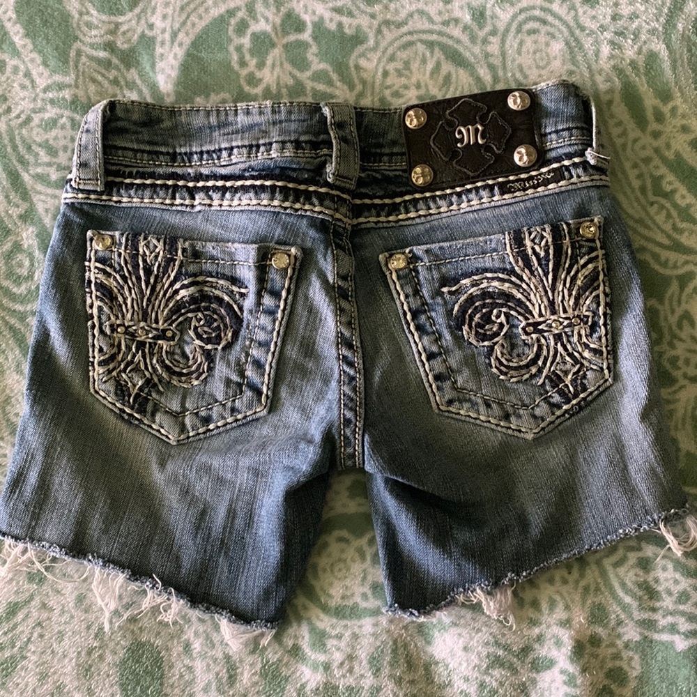 Selling Miss Me jean shorts size 24 for $35